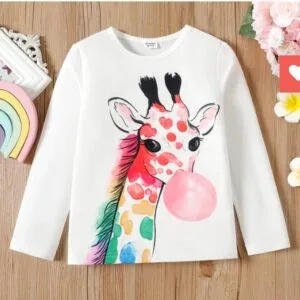 Bubble Giraffe Graphic Tee